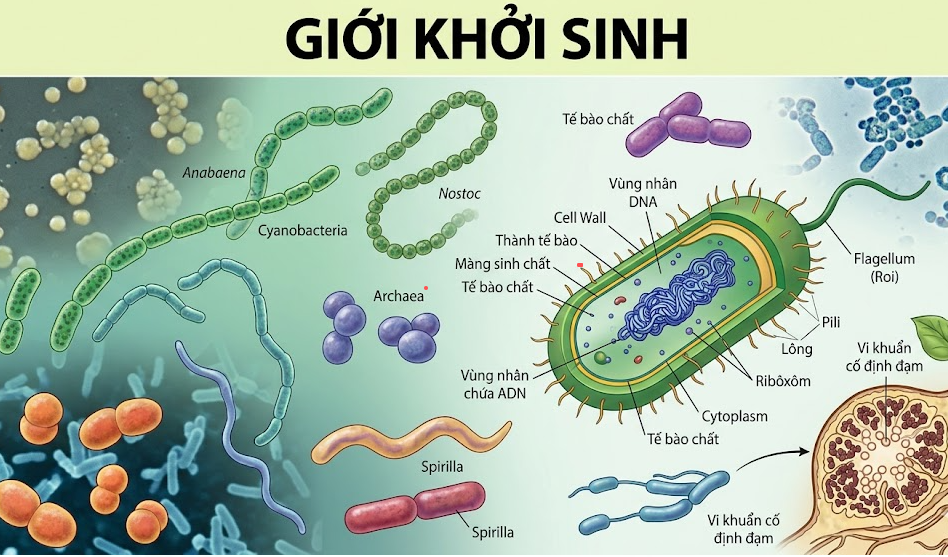 hình ảnh giới khởi sinh