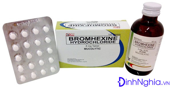 bromhexin là thuốc gì và chống chỉ định của bromhexin 
