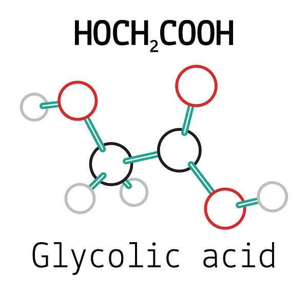công thức hóa học của glycolic acid